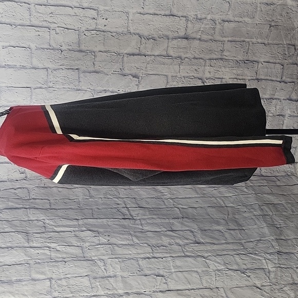 EDDIE BAUER Red, White, and Gray Crew Neck Men's Sweater XL/TG - Picture 5 of 8